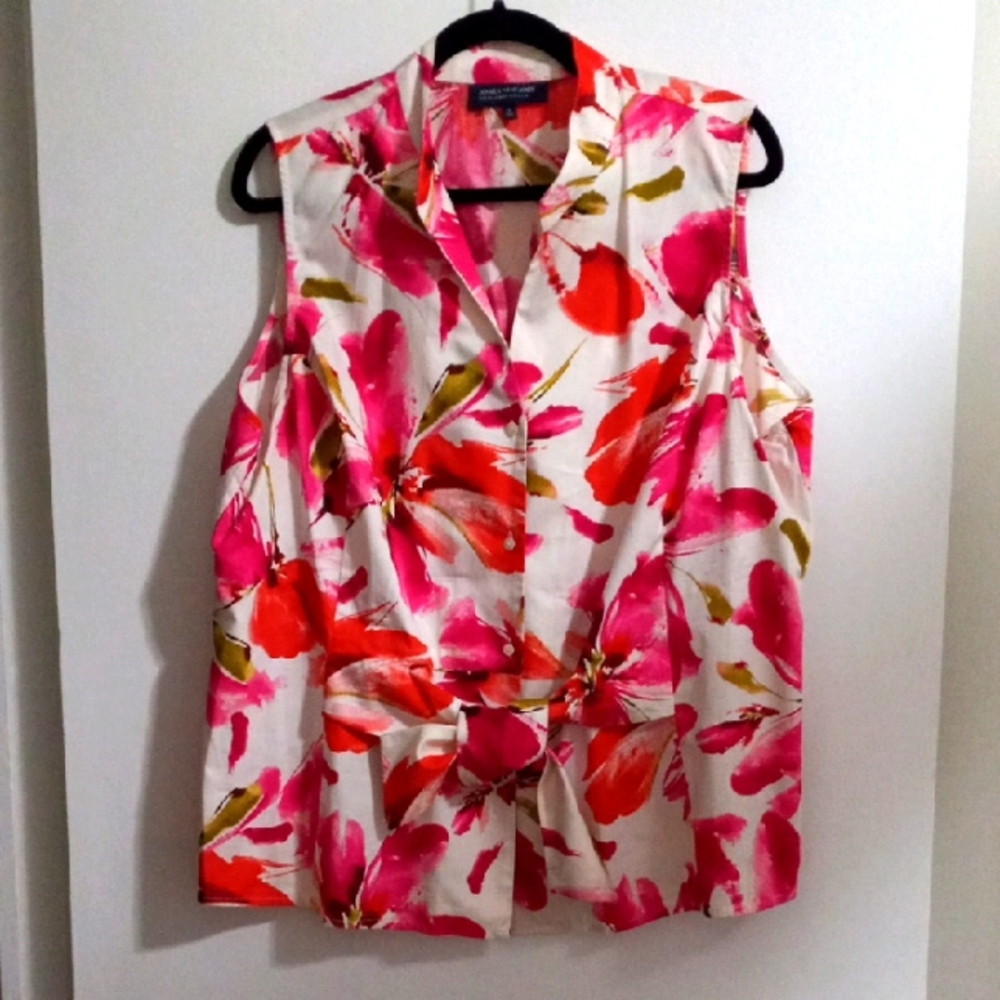 Jones New York Sleeveless Top Size 2X